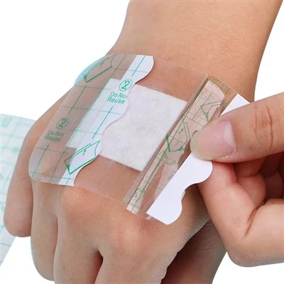 Медицинска водоустойчива абсорбираща прозрачна превръзка от ПУ филм